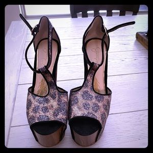 Steve Madden Wood Platform Sandals